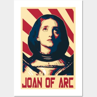 Joan Of Arc Jeanne D'Arc Retro Propaganda Posters and Art